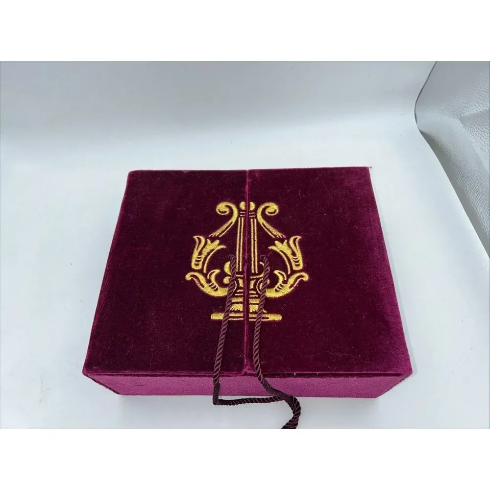 Vintage BAL A VERSAILLES Gift Set Velvet Box - No Product. Box For Display Only